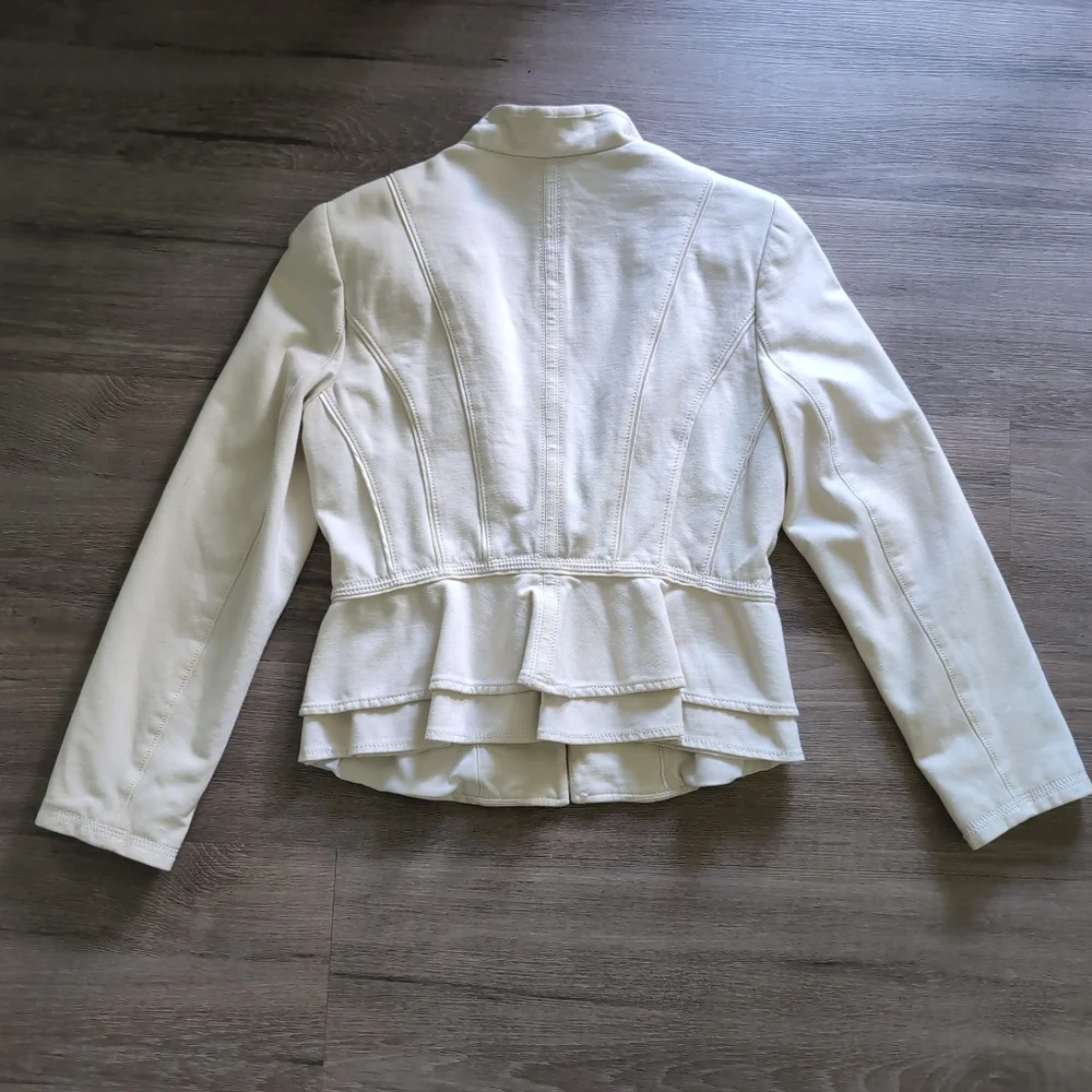Ivory Steampunk Jacket - Picture 3 of 10